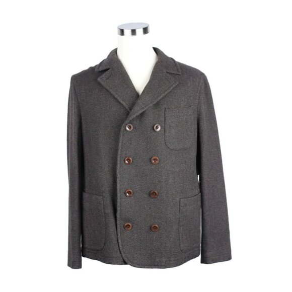 BOGLIOLI Wool Double Breasted Dress Coat SZ 46/XXXL